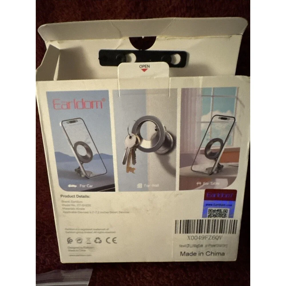 Earldom Universal Folding Mount Holder EH235 Magnetic Mount New Open Box